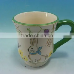 April Hot Sale Easter Big Ceramic Cup With Handle thumbnail-1