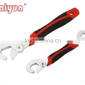 2pcs Adjustable Quick Snap and Grip Wrench Universal Wrench Set thumbnail-1