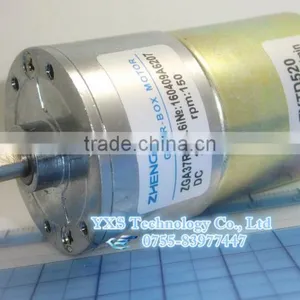 ZYTD520 Motor 24VDC/DC12V ZGA37RG31 150rpm DC Gear Motor High Torque Forward and Reverse Speed Gear-box Motor thumbnail-1