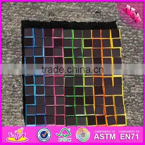 2017 New Design 100 Pieces Educational Magnetic Wooden Building Blocks for Toddlers W13A118 thumbnail-1