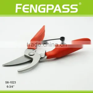 S6-1023 Plastic Handle Flower Cutting Garden Scissors thumbnail-4