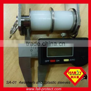 Horizontal Lifeline System 8mm Cable Stainless Small Shock Absorber thumbnail-6