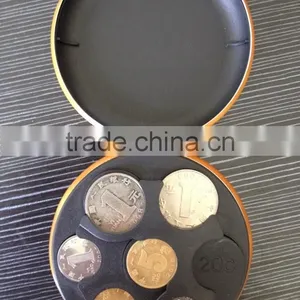 Portable Aluminium EURO US Coin Case Wallet thumbnail-2