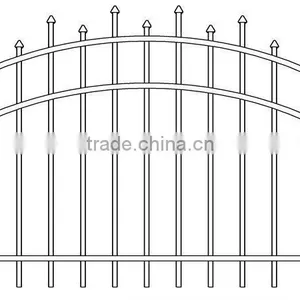 Outdoor Aluminum Fence Garden Fence Garden Guardrail thumbnail-1