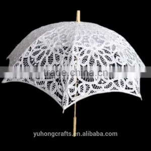 Battenburg Lace Parasol Umbrella thumbnail-1