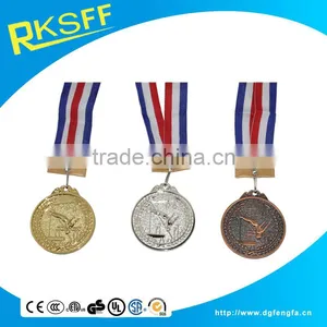 Ribbon Attached China Supplier Medal For Sport Games thumbnail-2