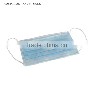 Hospital Elasticated Nonwoven Face Mask Single,double and Triple Layerearloop thumbnail-1