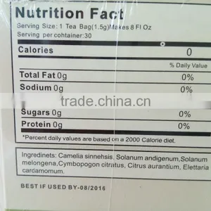 DR. MING Chinese Tea/TE Chino DR DEL.MING/Natural Herbal Weight Loss Tea thumbnail-3