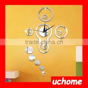 UCHOME Creative Living Room Wall Clock DIY Wall Clock Fashion Decoration Acrylic 3D Clock thumbnail-1