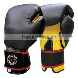 Black & Yellow Color Boxing Gloves thumbnail-1