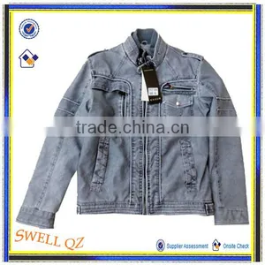 Winter Stylish Leather Jackets, Vintage Clothes Coat With Garment Dying thumbnail-1