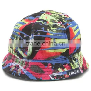 Spring/Summer Fashion Mesh Panel Camouflage Bell Hat With Band thumbnail-1