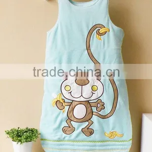 Mom and Bab Baby Clothes 100% Cotton Embrioder Sleepbag thumbnail-1