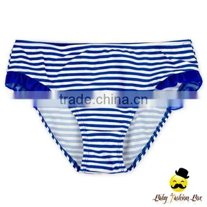 Summer New Model Design Fluorescence Color Striped Halter Separable Type Teen Girl Bikini Bra Swimwear thumbnail-4