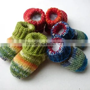 Hand Knit Baby Shoe High Quality in Bulk thumbnail-4