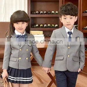 Custom School Clothes Children's School Uniforms High Quality School Wear Uniform Wholesale thumbnail-1
