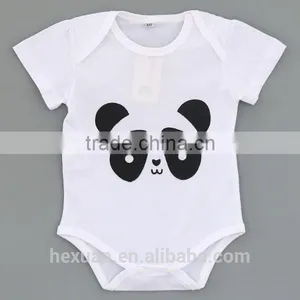 100% Cotton Short Sleeve Baby Romper Wholesale thumbnail-3
