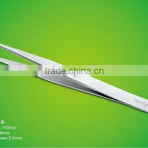 Stainless Steel Tweezer Grooves Head 101-SA thumbnail-1