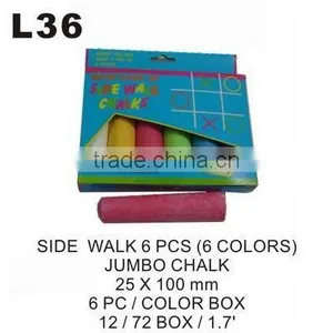 L36 SIDE WALK 6 PCS (6 COLORS) JUMBO CHALK thumbnail-1