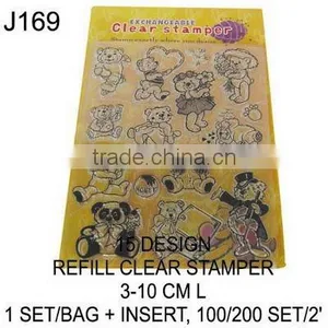 J169 15 DESIGN REFILL CLEARS STAMPER thumbnail-1