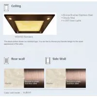 Bronze Brushed Stainless Steel Home Lift Passenger Elevator thumbnail-2