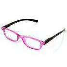 Ladies Polycarbonate Rectangle Eyeglass Frames For Decoration , Pink / Red / Blue thumbnail-1