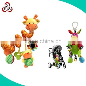 OEM Toy Manufacture Soft Plush Baby Rattles Baby Toy thumbnail-1