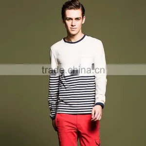 Men's Apparel Fashion Dry Fit Contrast Striped Polo Shirt thumbnail-2