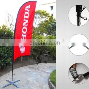 2017 Good Quality Customized Promotional Flying Feather Flag With Pole/ Beach Flags /customized Advertising Flag thumbnail-3