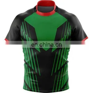 Wholesale Rugby Uniforms Sublimation Dye Sublimation Shirts Made in China thumbnail-2