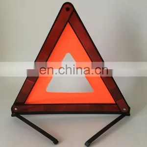 Car Emergency Kits Warning Sign Red Safety Reflective Flashing Light Warning Triangle thumbnail-6