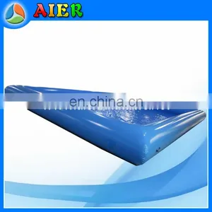 Blue Inflatable Water Pool, Inflatable Pool With Valve Flap, Air Pool for Paddle Boat thumbnail-1
