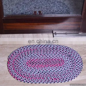 Indian Designer Handmade Rug Door Mat Floor Mat Embroidered Ethnic Art thumbnail-1