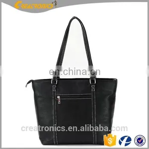 CR Hot Promotion Fashion Women Leather PU Soft Handbag Designer Laptop Bag Shoulder Bags Women Bag thumbnail-2