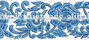 Lace - Laces - Beautiful Top Quality Embroidery Designs Flower Fancy Lace Des... thumbnail-1