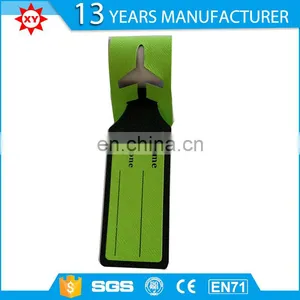 2-Pack Neon Leather Luggage Tag, Green, One Size,funny Luggage Tag thumbnail-6