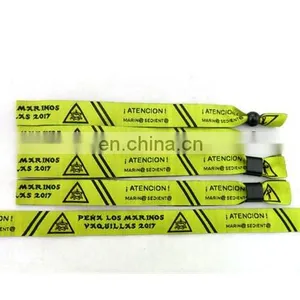Wholesale Heat Transfer Polyester Customized Fabric Wristbands thumbnail-4