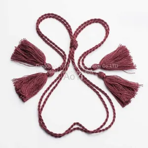 Rayon Braided Tassel Fringe for Home Decoration thumbnail-1