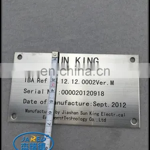 Fast Delivery and Good Quality Engraved Letter Brushed Nameplate thumbnail-6