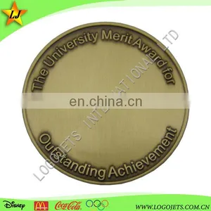 Beautiful Design Advertising Double Tone Available Plating Coin thumbnail-2