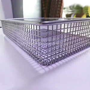 Stainless Steel Electric Welding Medical Disinfection Basket thumbnail-2