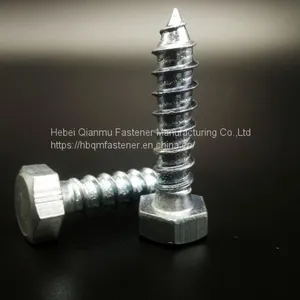 DIN571 M6 M12 Hex Head Wood Screw Fastener thumbnail-1