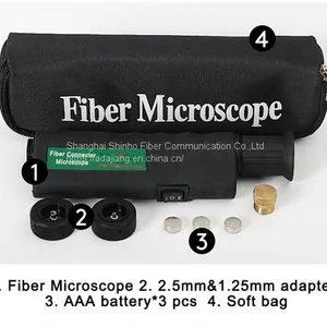 SHINHO X-2006 Handheld 200X 400X Fiber Optical Microscope Inspection Magnification thumbnail-1