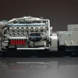 1000kw Natural Gas Generator Jichai/Jinan BrandH16V190zlt-2 thumbnail-1
