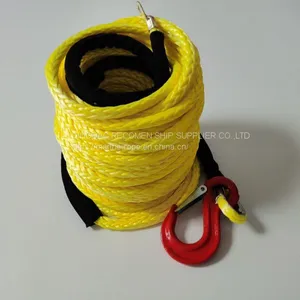 RECOMEN Good Quality Braid Boat Winch Ropes Car Pulling Rope Winch Synthetic Winch Rope Lifespan for Atv Utv thumbnail-1