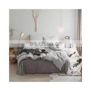 Decorative Warm Knitted Chenille 4pc Bedding Set thumbnail-1