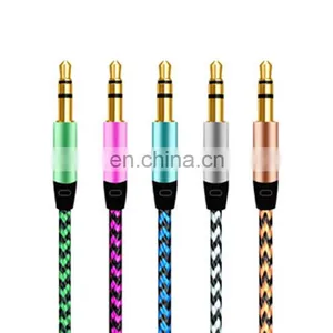 AUX Audio Cable 3.5mm Male to Male Recording Cable 1m Audio Cable Jack thumbnail-2
