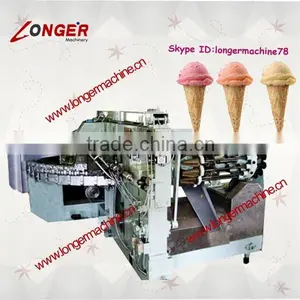Rolled Ice Cream Cone Making Machine|Cone Rolling and Baking Machine thumbnail-1