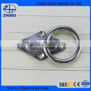 Stainless Steel Rigging Hardware / Marine Hardware Diamond Pad Eye thumbnail-1