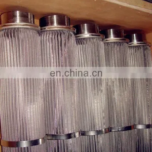 Customized Stainless Steel Wire Mesh Sintered Filter Element Standard Connector Melt Filter Element thumbnail-4